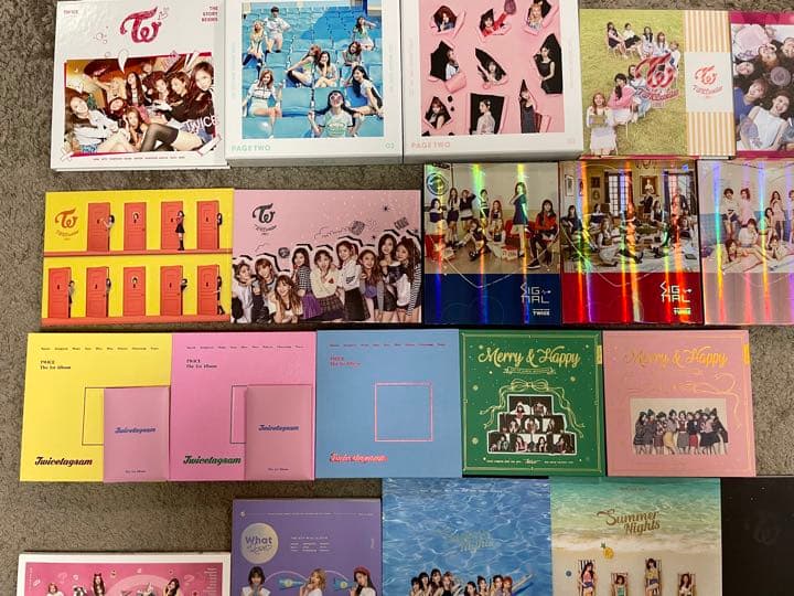 超レア！)歴代TWICEミニアルバム一式 - メルカリ