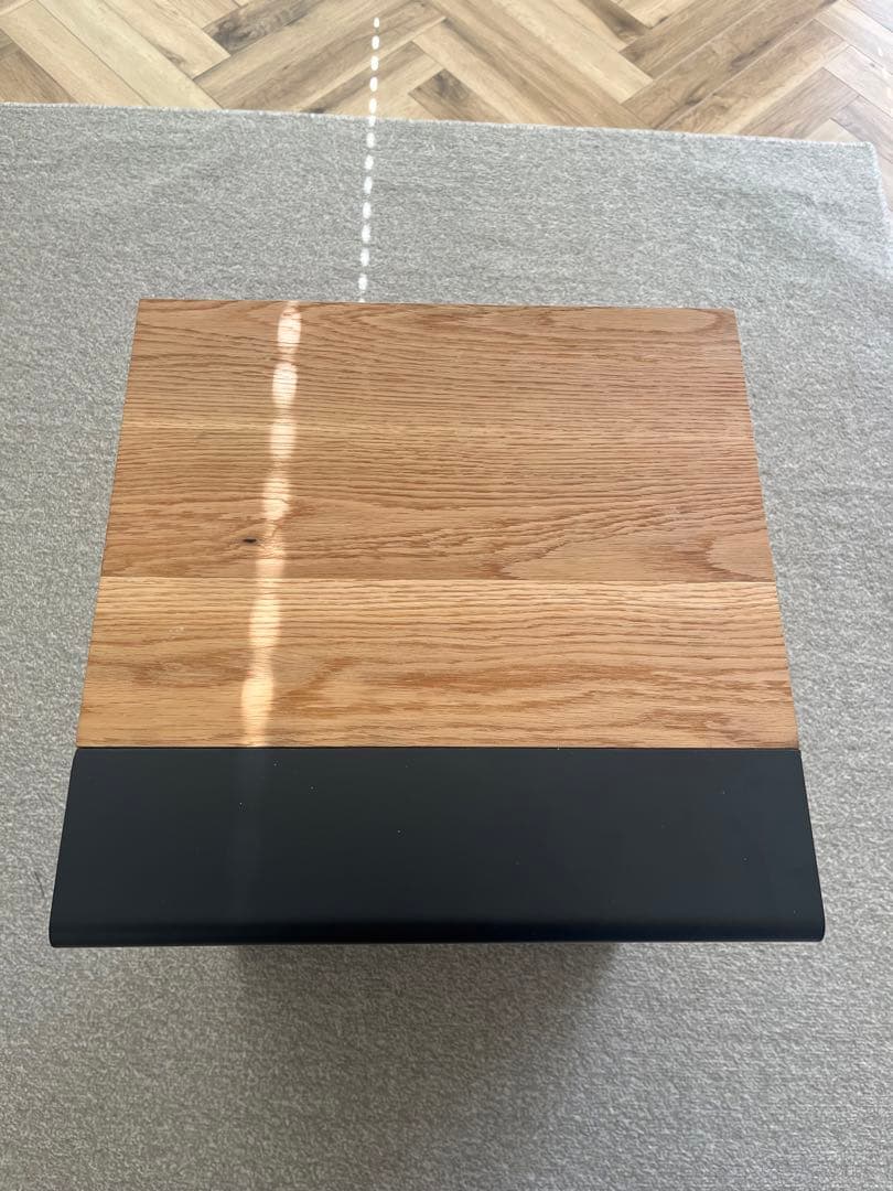 非売品・当選品】オーク無垢×スチールソファ差し込み式サイドテーブル