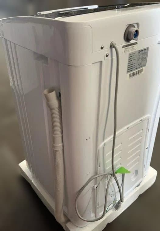 中古 全自動洗濯機 5.5kg 縦型洗濯機 乾燥機能 ホワイト