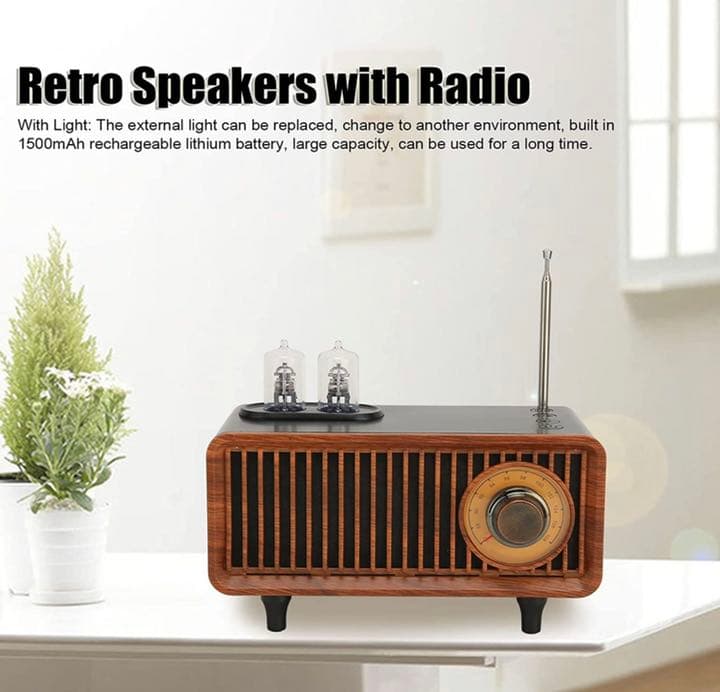 レトロBluetoothスピーカー、ポータブルBluetoothビンテージ - メルカリ