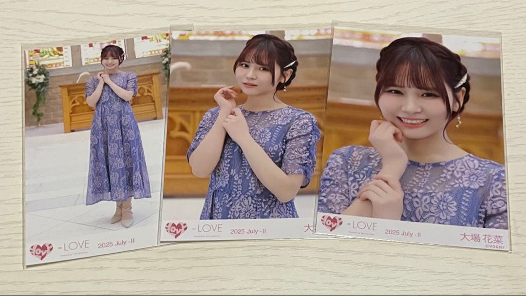 ♡=LOVE イコラブ 大場花菜 生写真 恋人以上、好き未満 コンプ