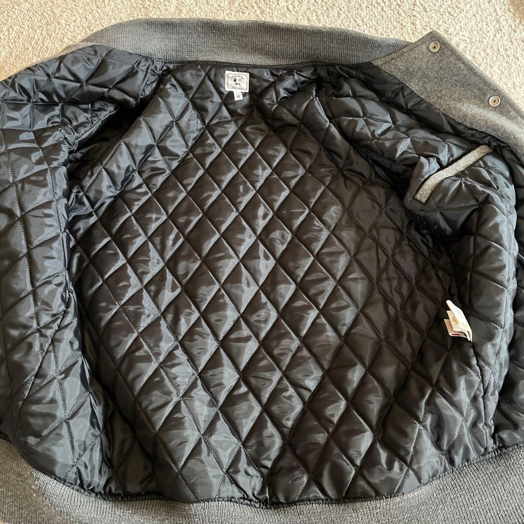 希少限定コラボ】APE×STUSSY 2011SSコラボスタジャン M