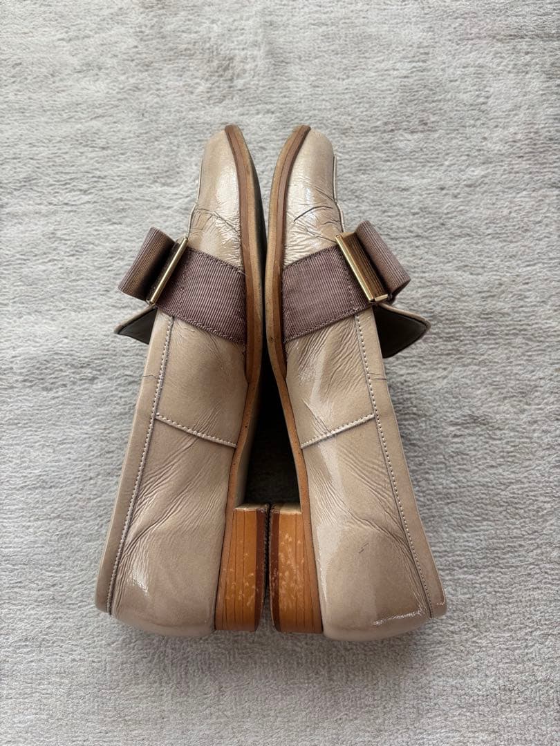 ダイアナ 平リボンオペラシューズ ベージュ 23.0㎝ - メルカリ