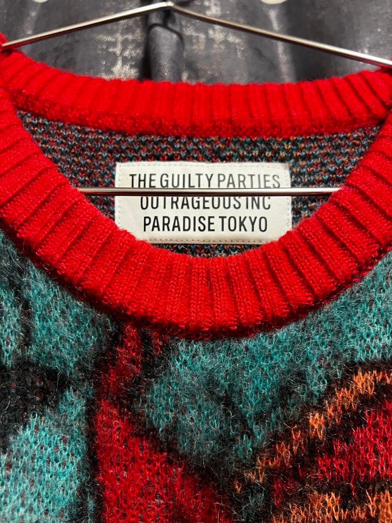 WACKO MARIA YULA 百女図 MOHAIR KNIT - メルカリ