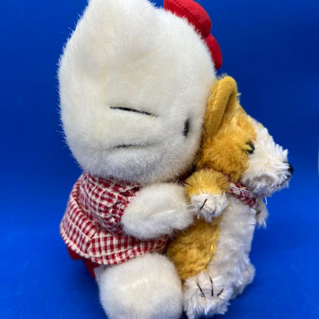 ハローキティ ワンコ コーギー ぬいぐるみ S - メルカリ