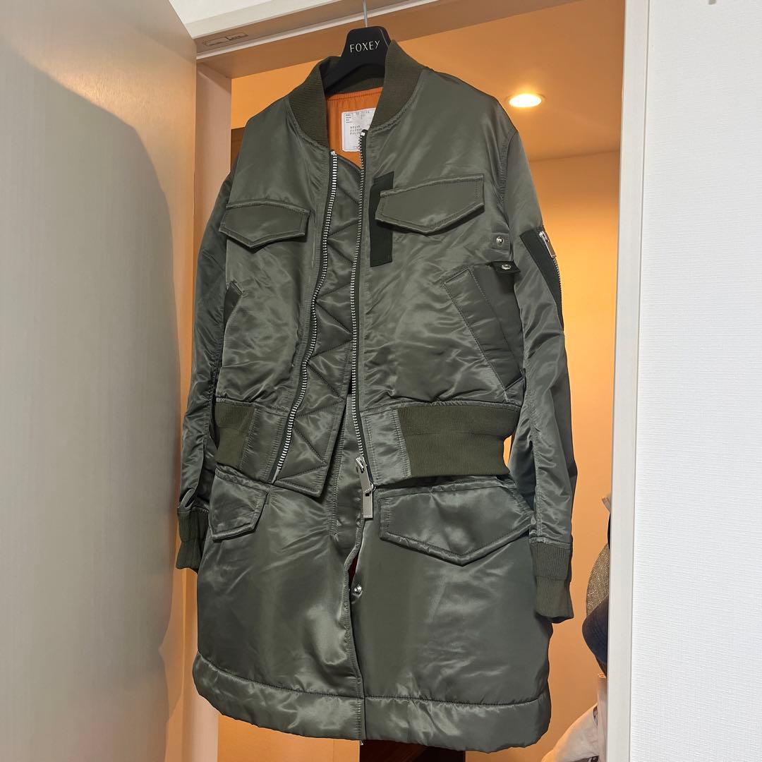 ☆お値下げ☆ sacai MA-1 ドッキングコート - メルカリ