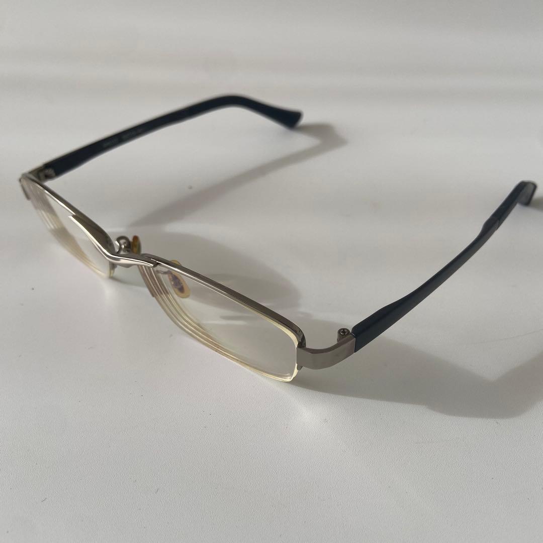OWNDAYS Kmoriyama 度付きメガネ KM1112 シルバー/ブラッ - メルカリ