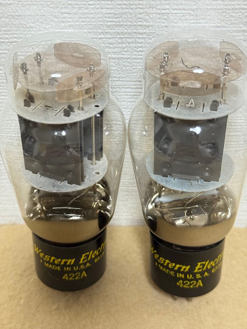 真空管 422A Western Electric 2本ペア WE
