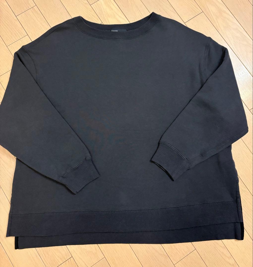 フレームワーク ボートネックワイドスウェット スミクロ FRAMeWORK