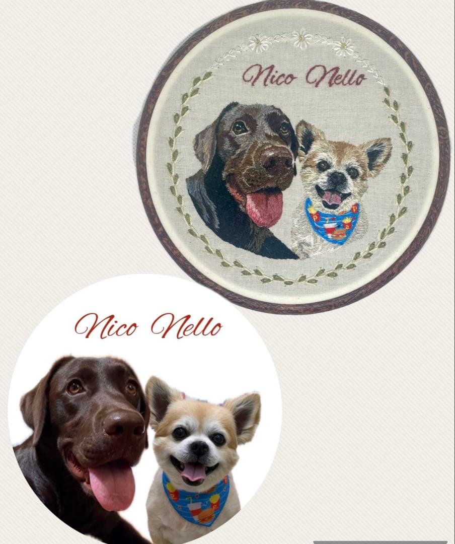 nello15714様専用 うちの子刺繍オーダーメイド