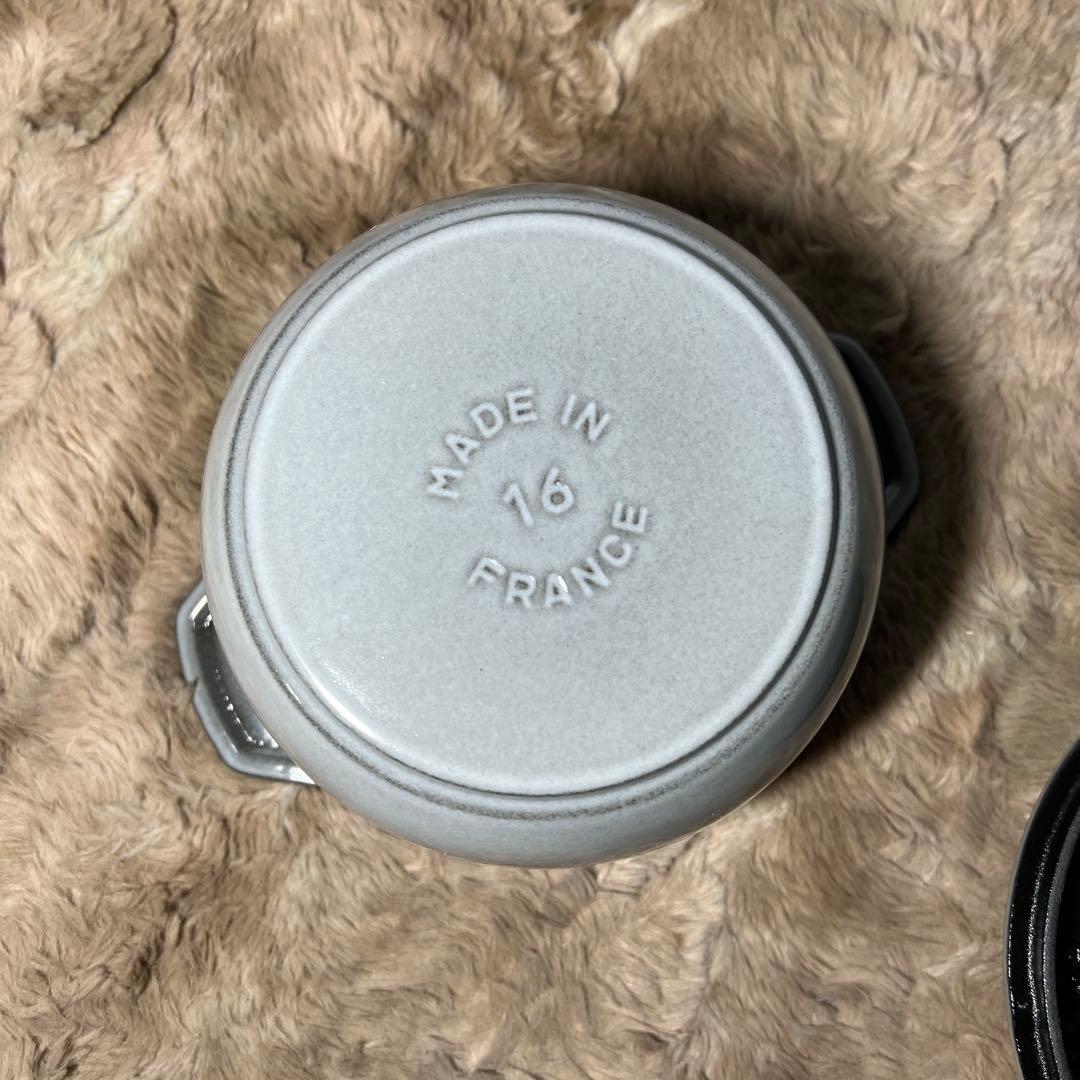 STAUB ラ　ココット de GOHAN M グレー 16cm 1.74L