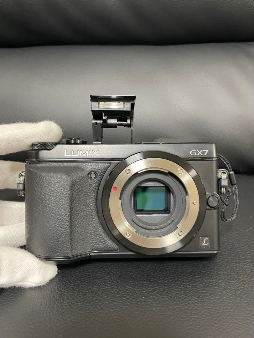 panasonic GX7 ブラック ボディ ミラーレス 動作品 説明書付
