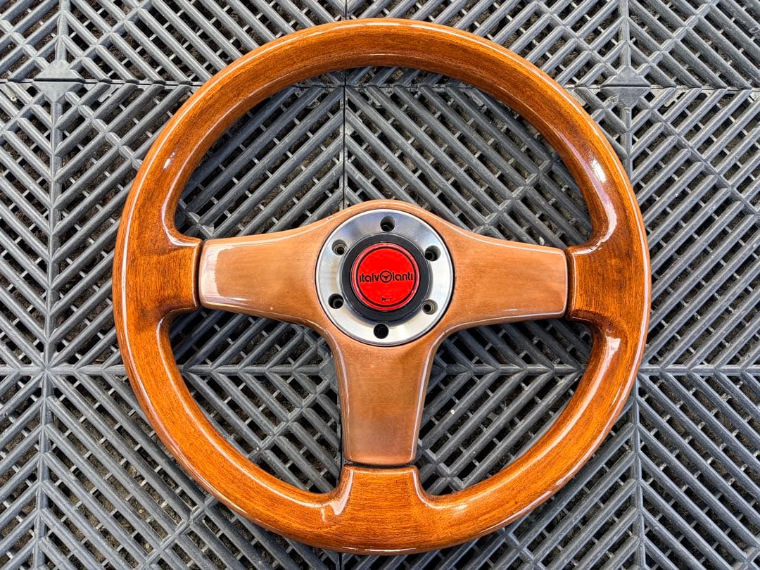 希少 イタルボランテ 35パイ ウッド フィンガー 3スポーク MOMOピッチ