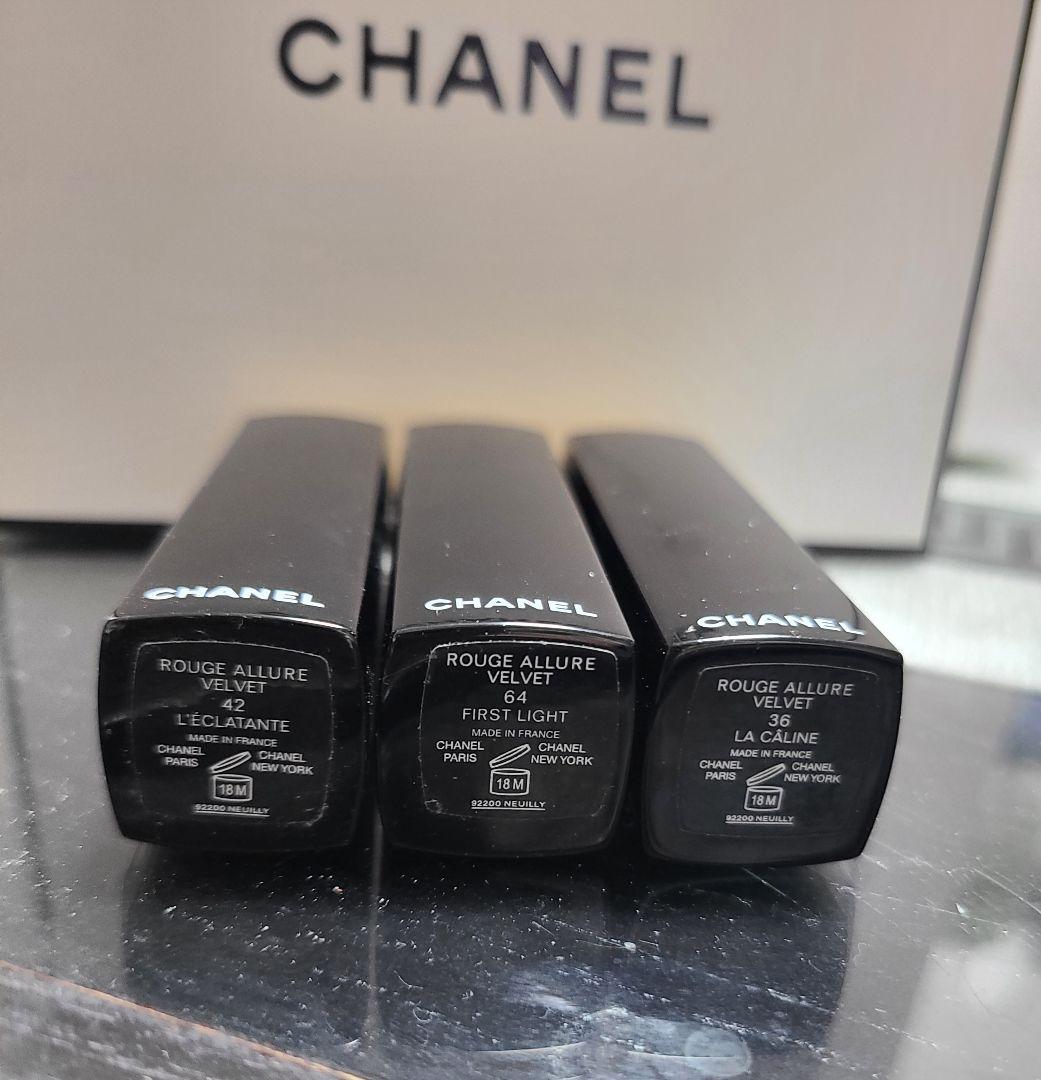 CHANEL ルージュアリュールヴェルヴェット 3本セット - メルカリ