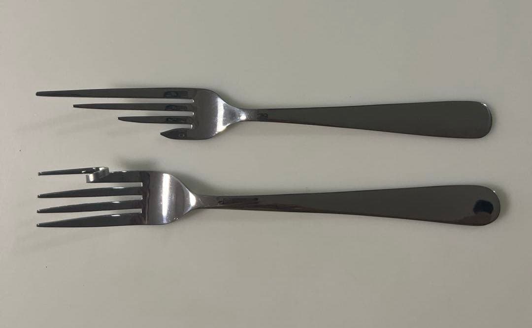 非売品・未使用品】福田繁雄 デザイン アート カトラリー フォーク