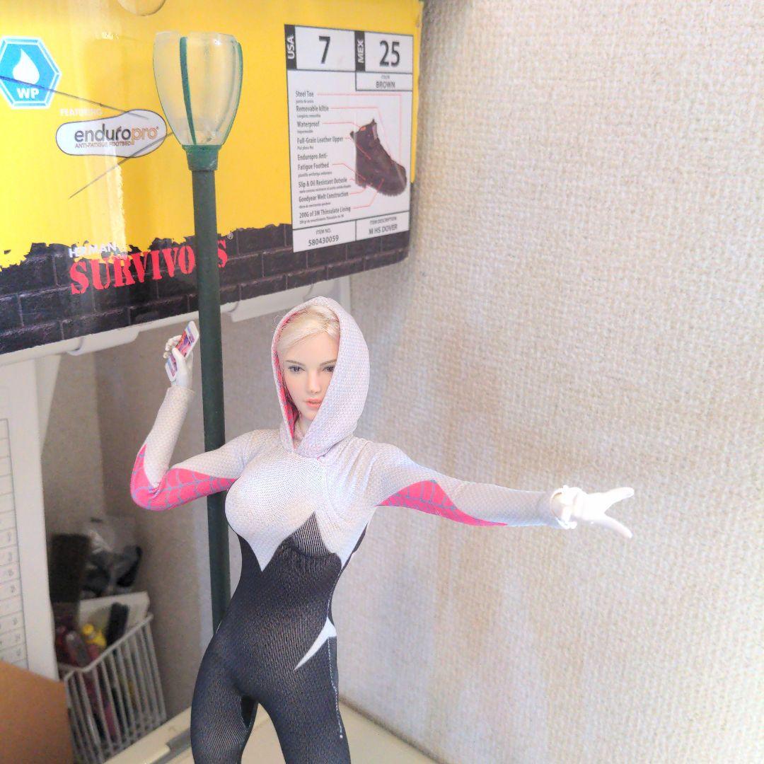 スパイダーウーマン ベース付属 1/6スケールタイプ ホットトイズ ムービー・マスターピース】『スパイダーマン：アクロス・ザ