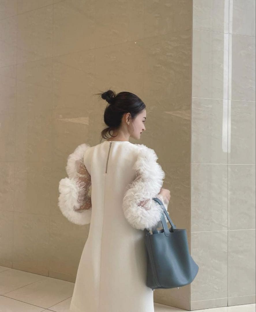 Bibiy. CAMILLE SHEER TOP WHITE 新品 - メルカリ