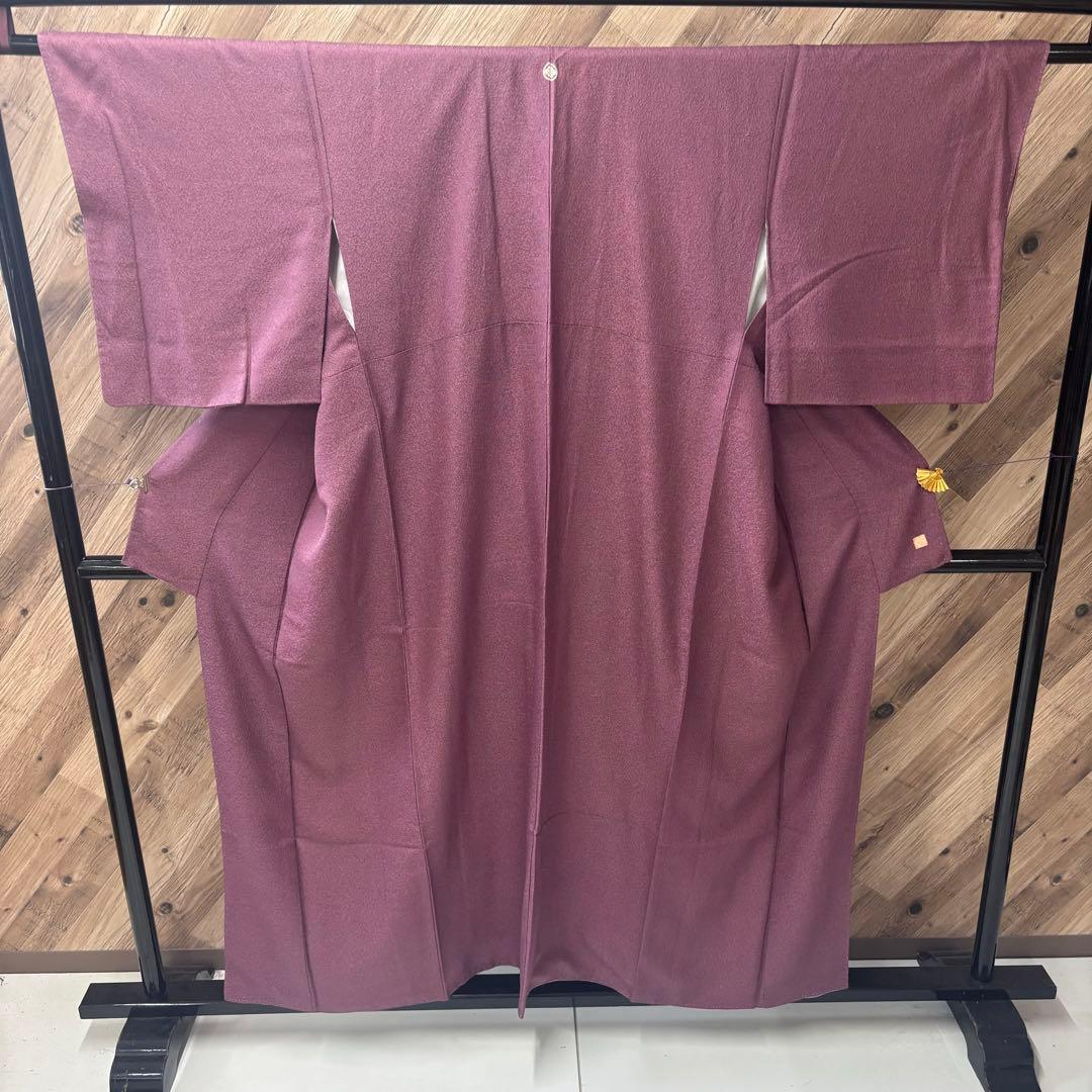 た*こ様 Z-580 江戸小紋 極鮫小紋 小紋三役 作家物 紋あり 丸に横木瓜