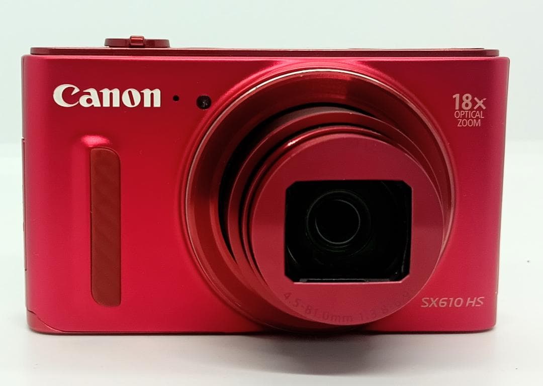 Canon PowerShot SX610HSRed 20.2MP 充電器付き