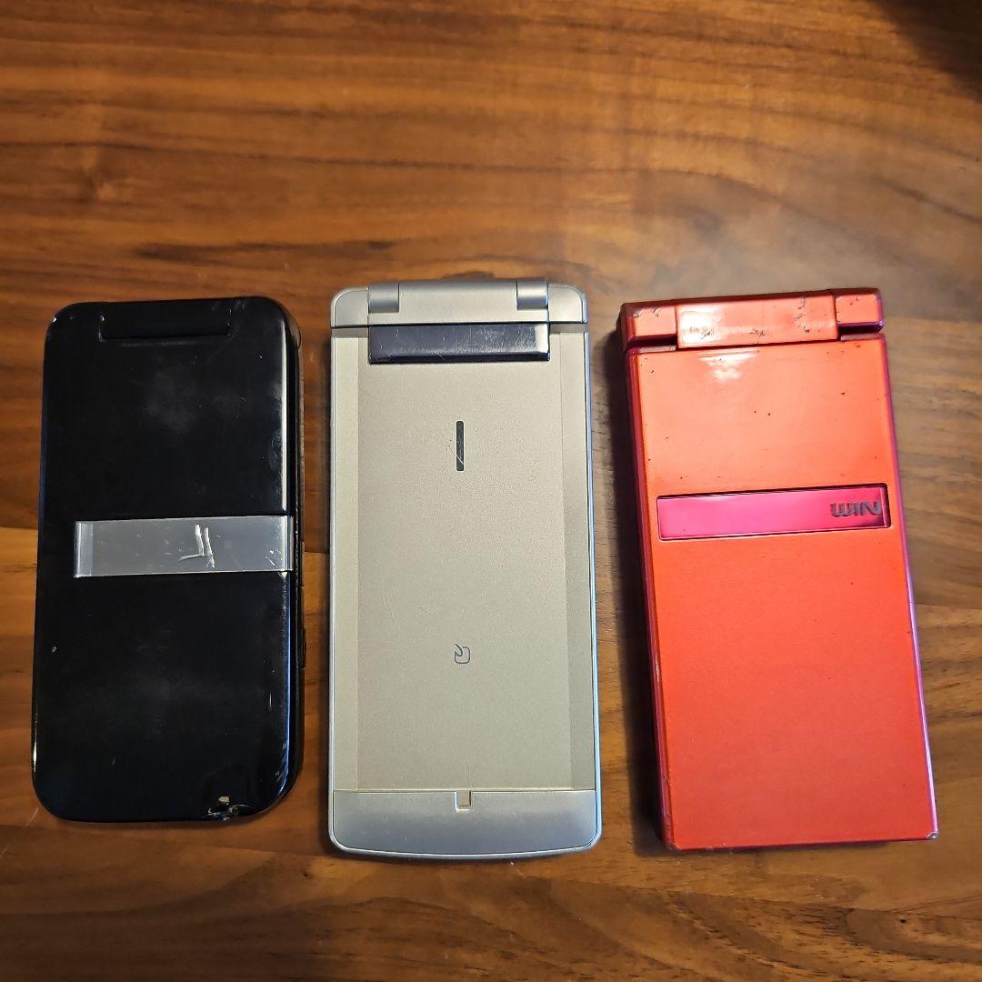 ガラケー3台セット】ジャンク - メルカリ