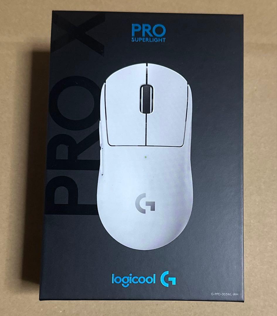 【新品未開封】logicool gprox superlight ホワイト 開封レビュー】最強の白マウス！Logicool「G PRO X SUPERLIGHT」を紹介