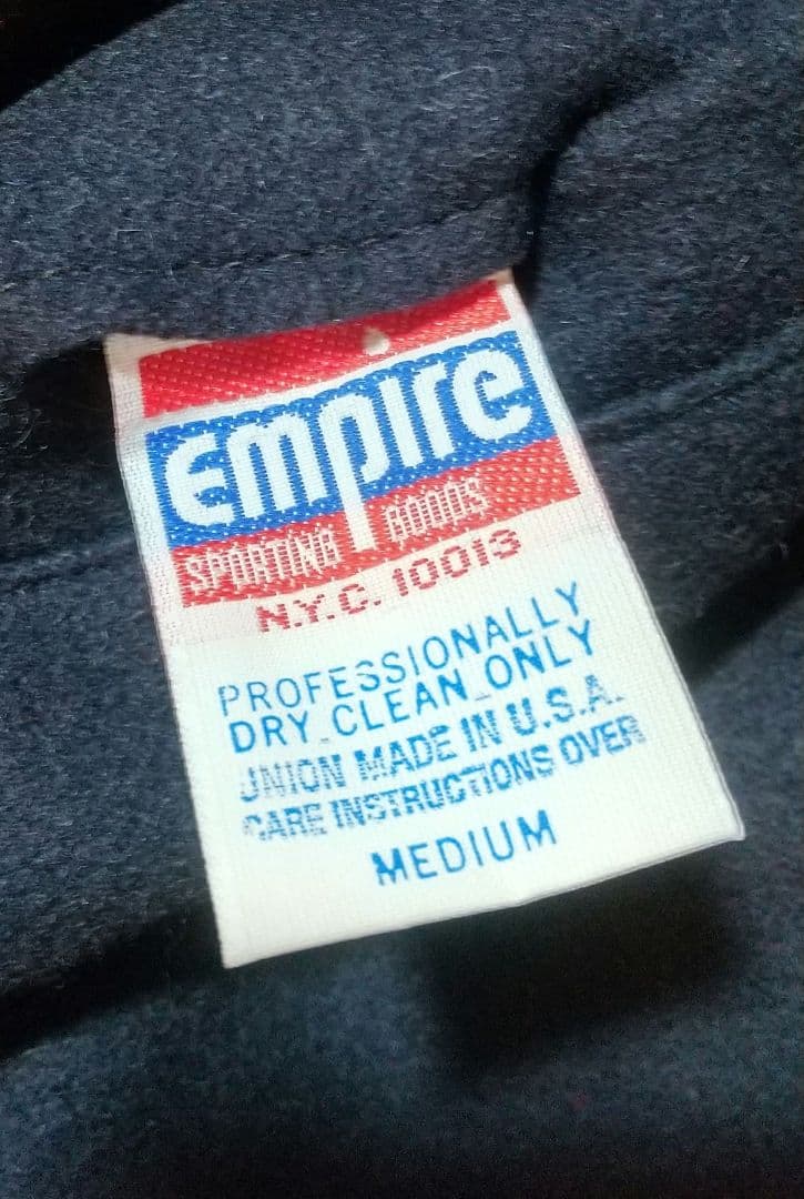 90sデッドストックmade in USA EMPIRE スタジャン NY印 アウ