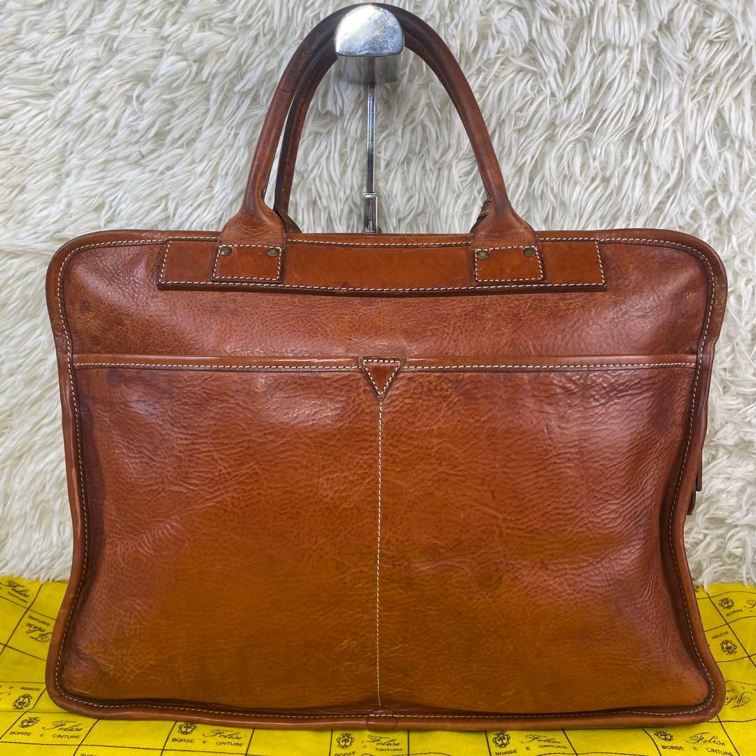 Felisiフェリージ オールレザー ビジネスバック ブリーフケース A4 本