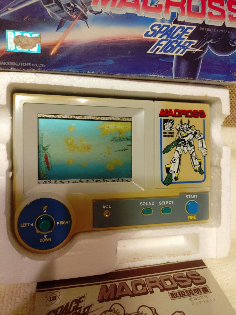 中古 激レア当時モノLSI ゲームウォッチ 超時空要塞マクロス スペース