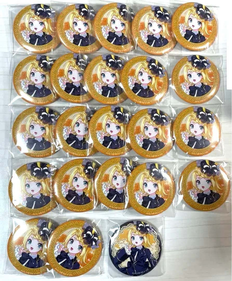 鏡音リン　ビビットくじ　ビビット缶バッジ　缶バッジ その他（グッズ）】ピアプロキャラクターズの「あたり付き！ビビット缶