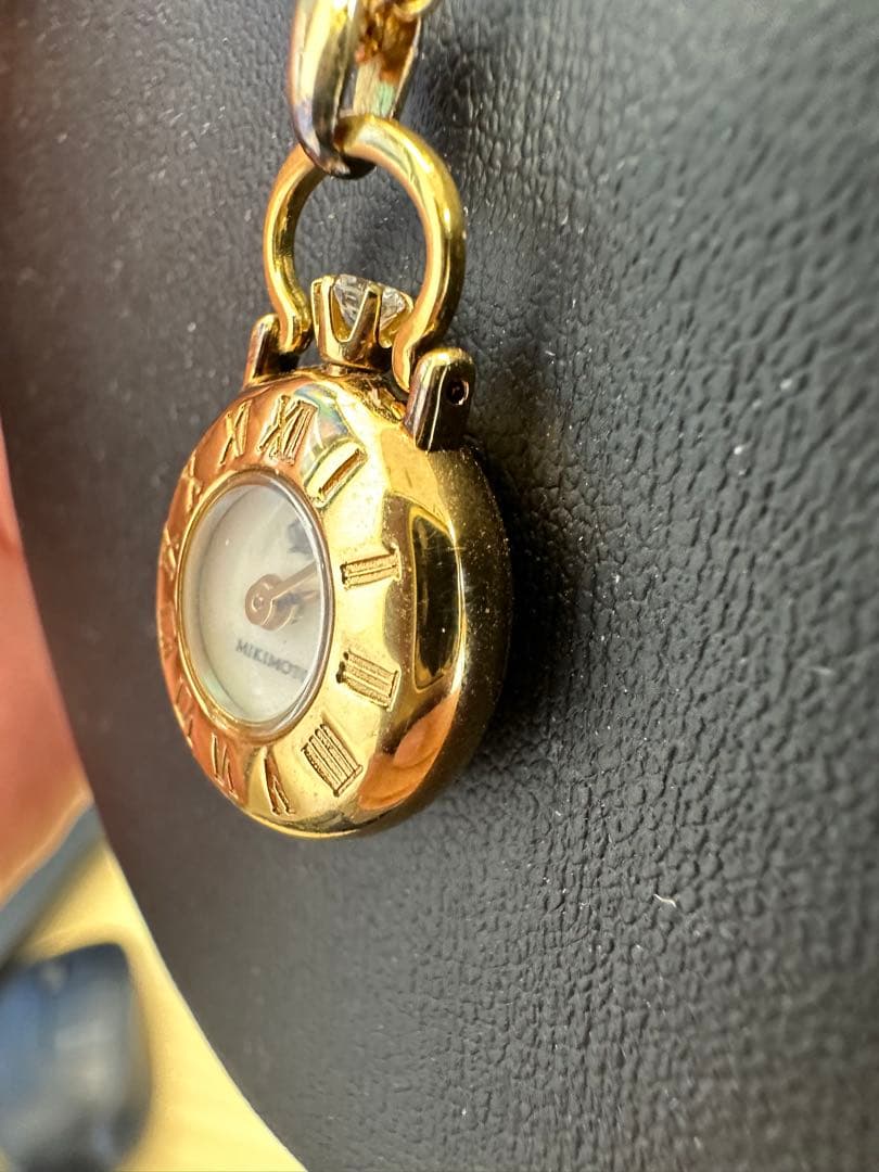 ◇WH-3909◇』MIKIMOTOミキモト☆ペンダントウォッチリューズダイヤ