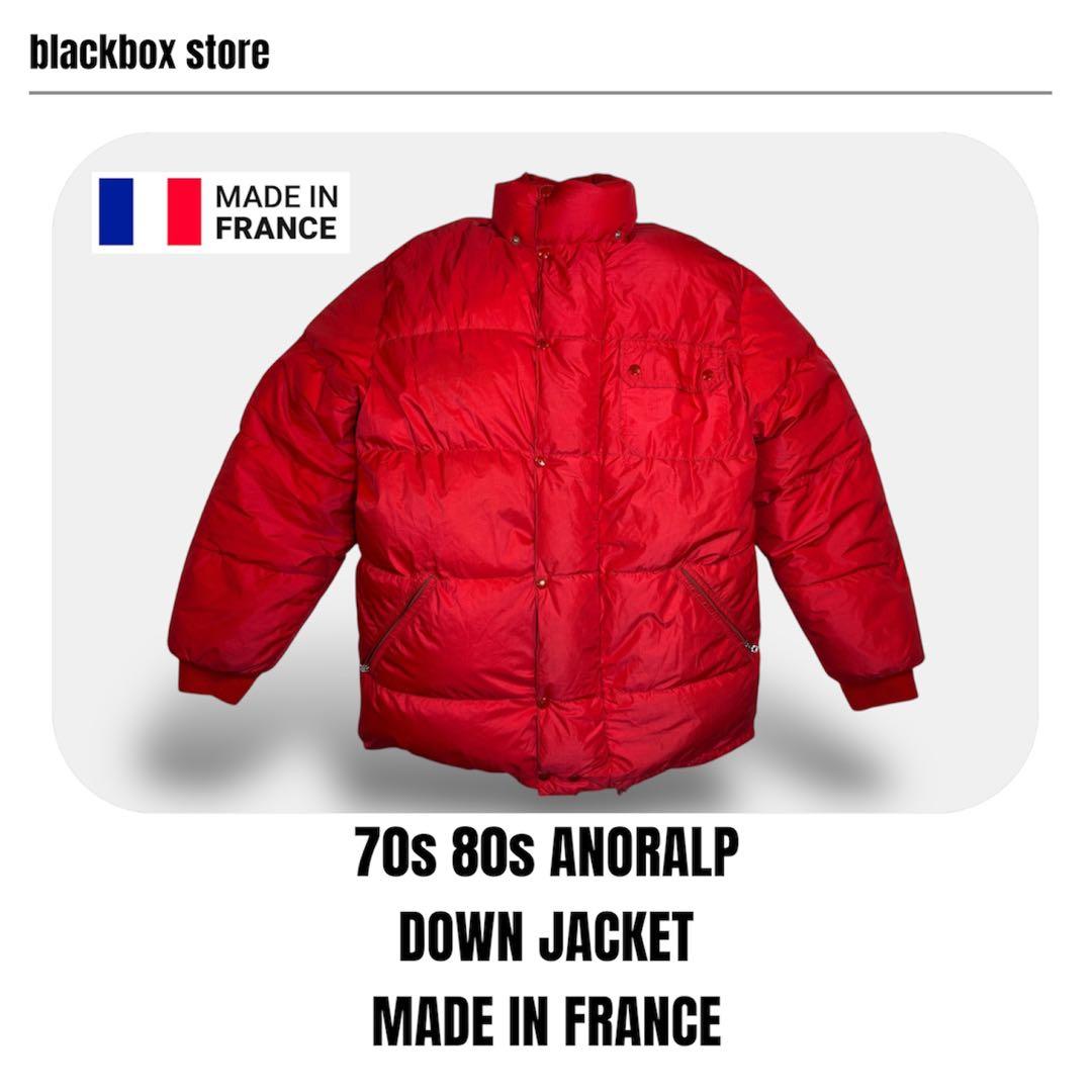 レア 70s 80s ANORALP DOWN JACKET フランス製 - メルカリ