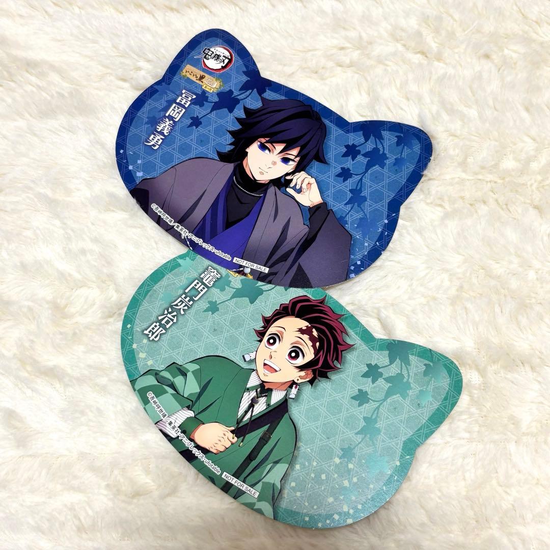 鬼滅の刃ナンジャタウンねこ型缶バッジ冨岡義勇