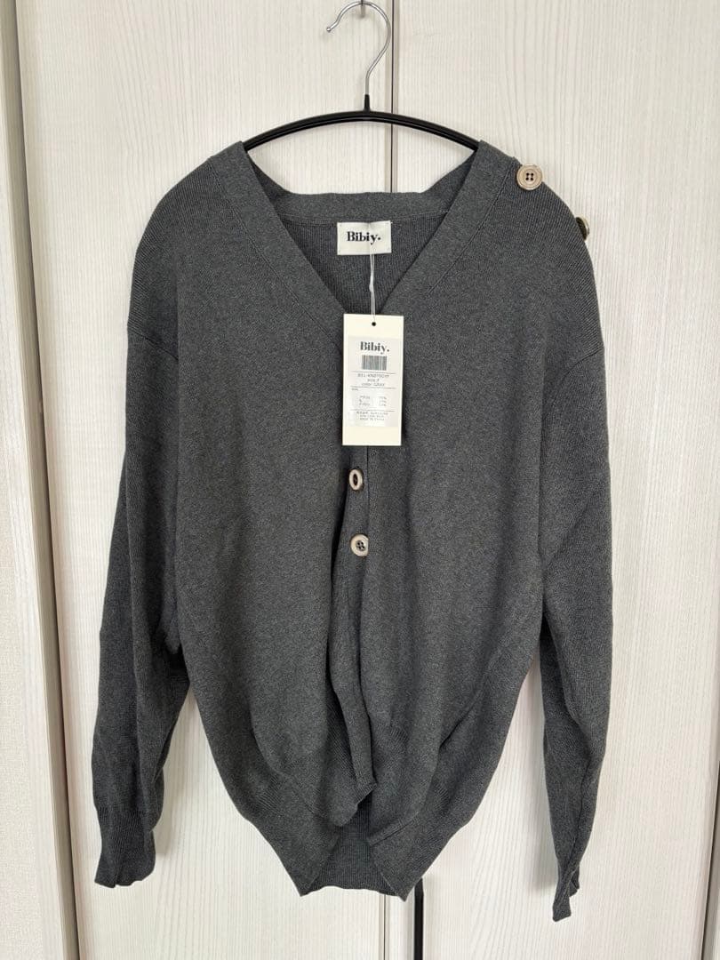 bibiy diner cardigan グレー - メルカリ