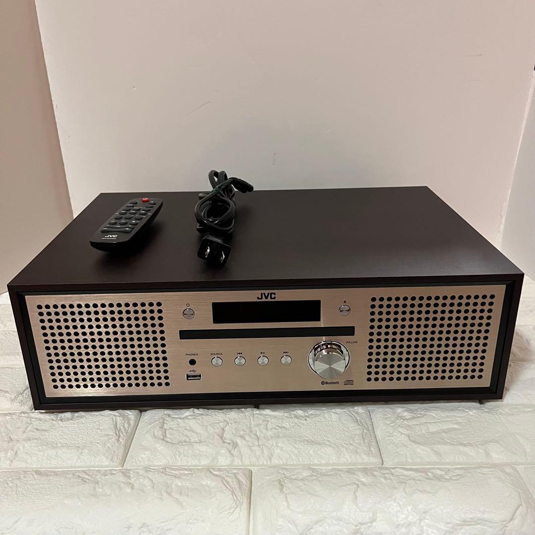 【極美品】　JVC ミニコンポ デジタルディスプレイ 2024年製 極美品】 JVC ミニコンポ デジタルディスプレイ 2024年製 極美品】 JVC