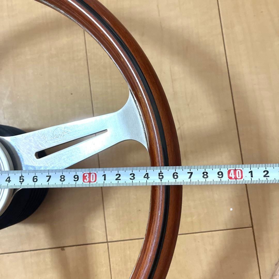 【ビンテージ】ナルディ クラシック　ウッド　ステアリング　36.5cm