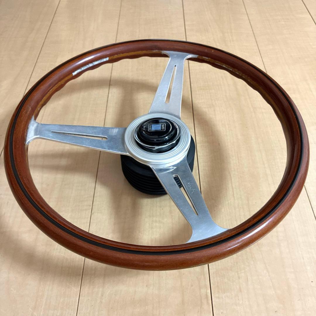 【ビンテージ】ナルディ クラシック　ウッド　ステアリング　36.5cm