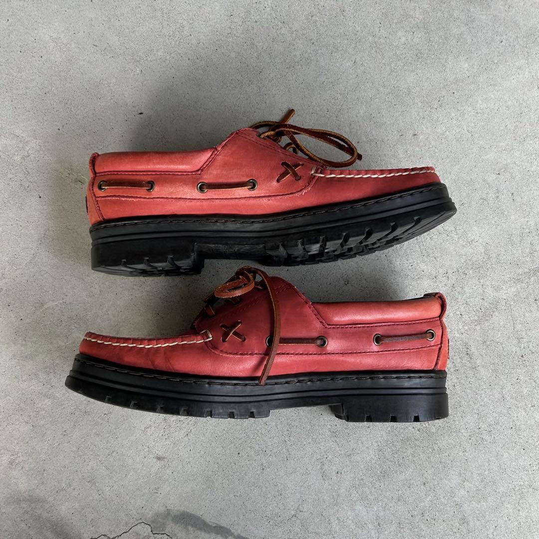 90's POLO SPORTS デッキシューズ レザー アメカジ ヴィンテージ｜ポロ