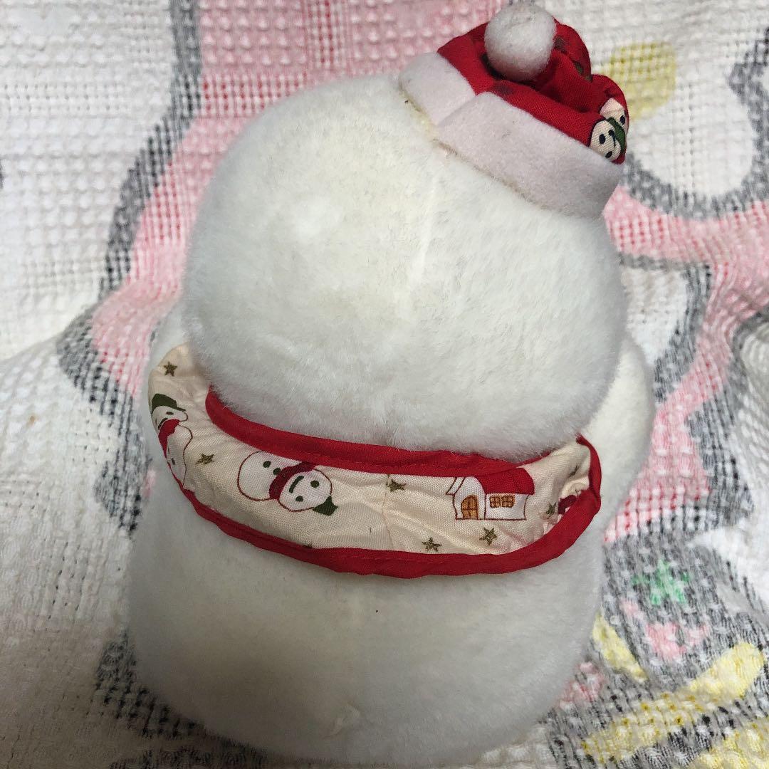 昭和レトロ 雪だるま ぬいぐるみ 中古品 - メルカリ