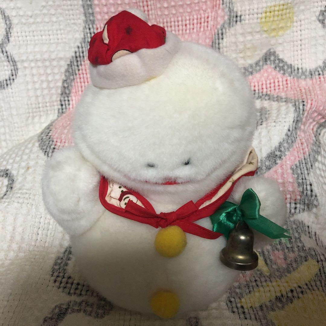 昭和レトロ 雪だるま ぬいぐるみ 中古品 - メルカリ
