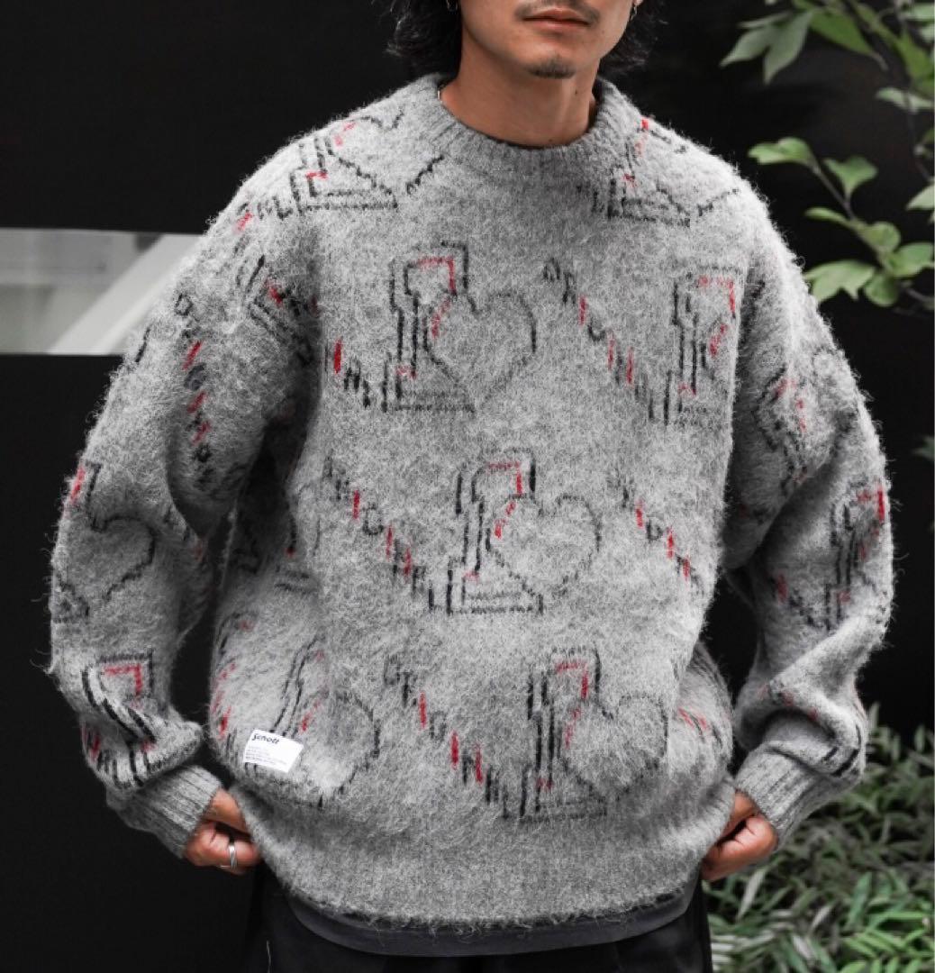 未使用タグ付！Schott（ショット）シャギーニット オリジナルハート／セーター 楽天市場】SHAGGY KNIT ORIGINAL HEART／シャギーニット オリジナル