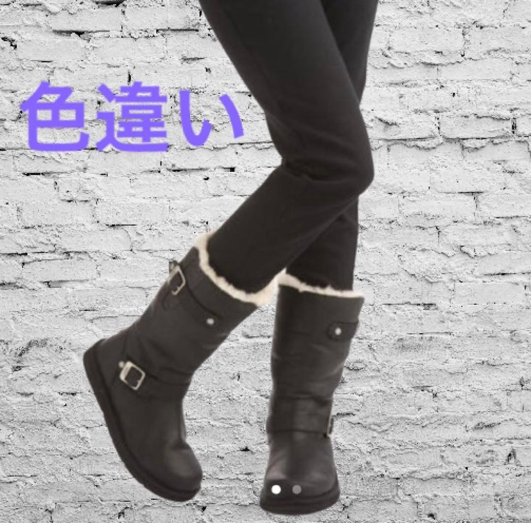 UGG オーストラリア ケンジントン ムートンブーツ ブラウン 24 - メルカリ