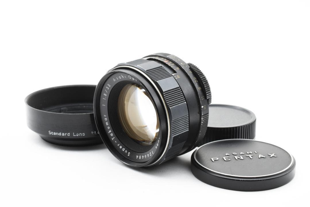 前期型 Super Takumar 55mm F1.8 純正フード付 SO147 前期型 Super Takumar 55mm F1.8 純正フード付 SO147 - メルカリ