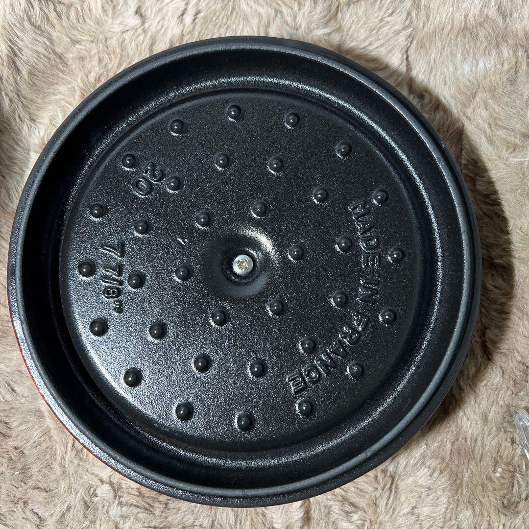 新品 ストウブ グランドココット ラウンド チェリー 20cm 1022857