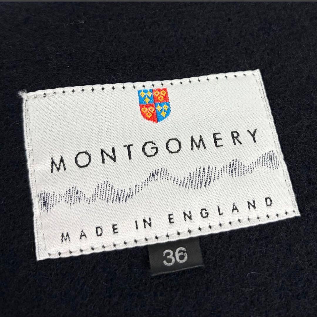 ザ*リ様 【モンゴメリー】ヘリンボーン ダッフルコート ネイビー