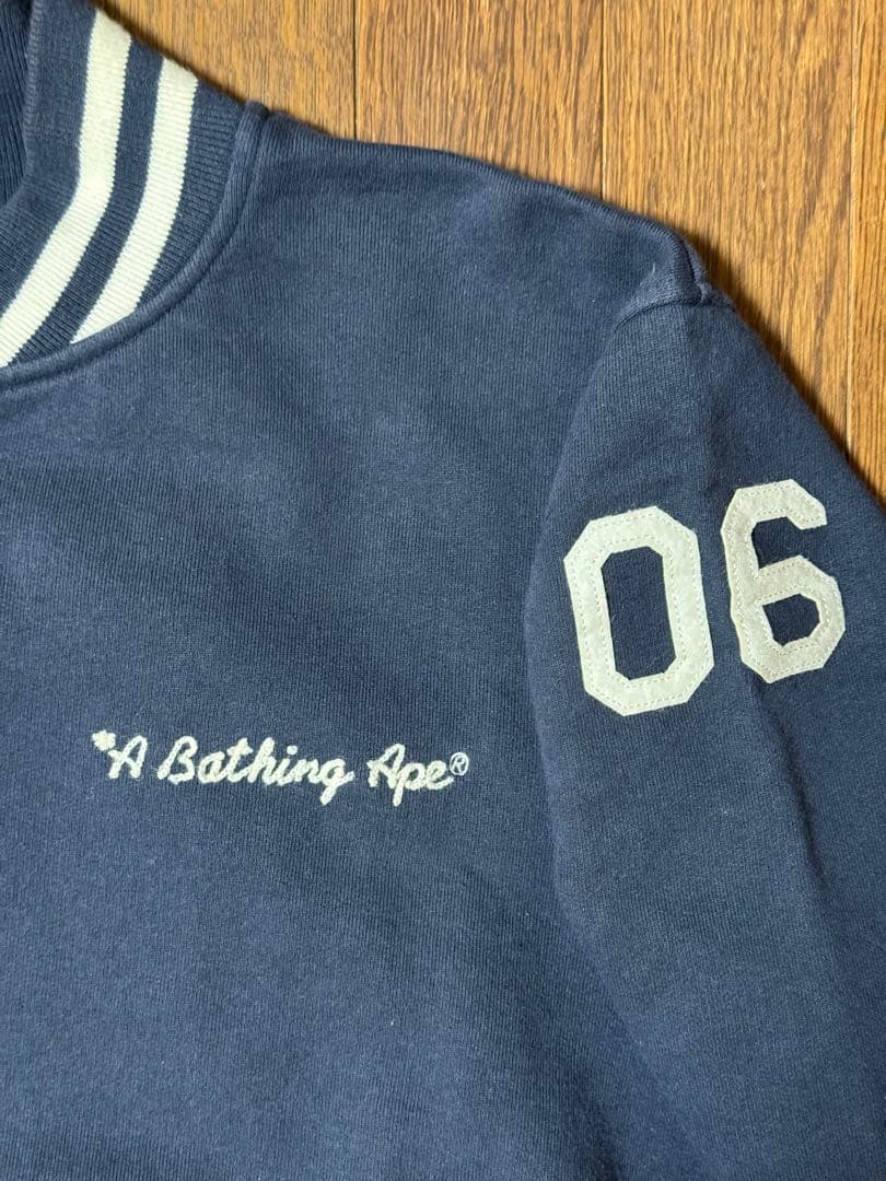 アベイシングエイプ スウェットスタジャン ジェネラル ワッペン