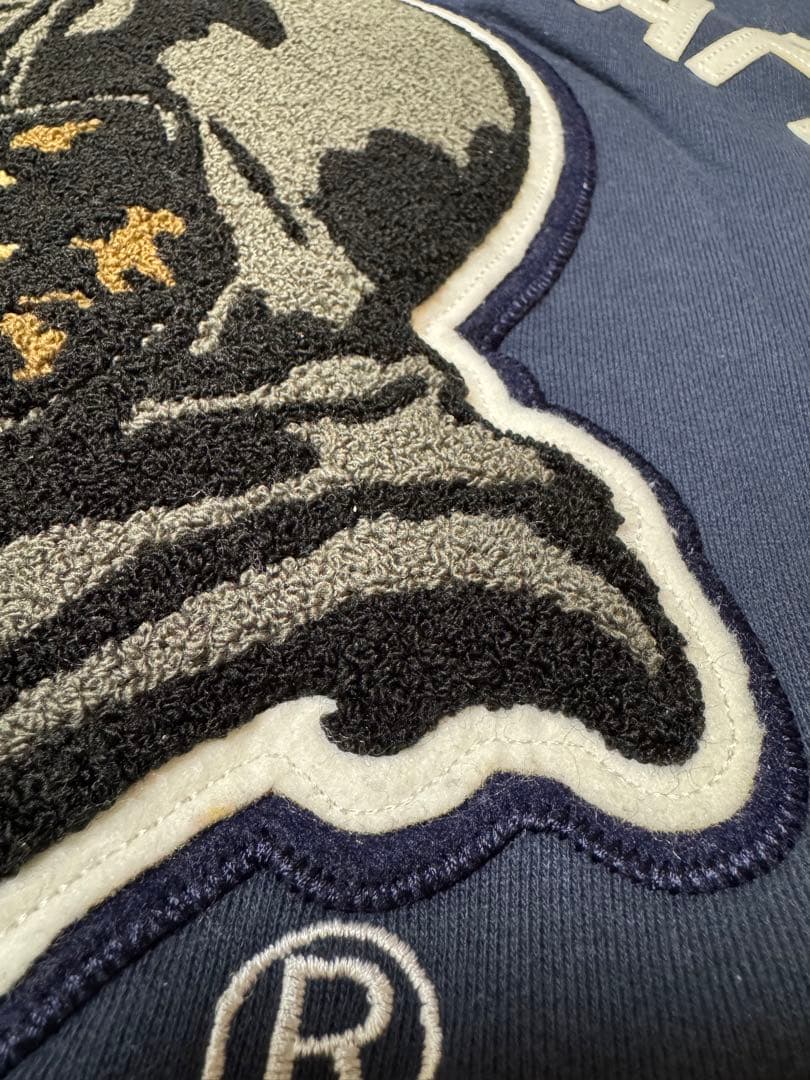 アベイシングエイプ スウェットスタジャン ジェネラル ワッペン