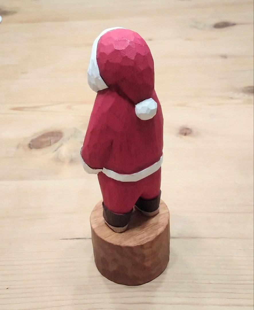 江籠正樹 サンタクロース 木彫り フィギュア 木工品 週末限定価格!!の