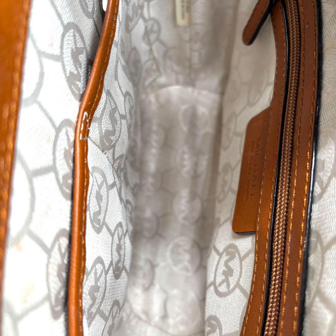 美品】マイケルコース カゴバッグ チェーン 金具 ガンチーニ 手提げ