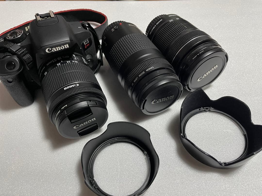 Canon Kiss X9i Wi-Fi対応レンズ３本セットＸ9i専用雑誌付 Canon Kiss X9i Wi-Fi対応レンズ3本セットX9i専用雑誌付