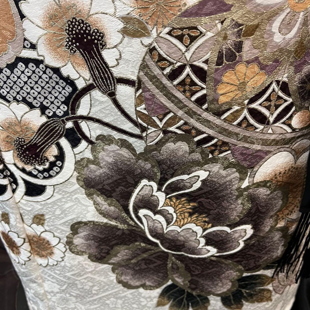 ◾️振袖フルセット□オーダー仕立て付き□新作□白地正絹□振袖一式